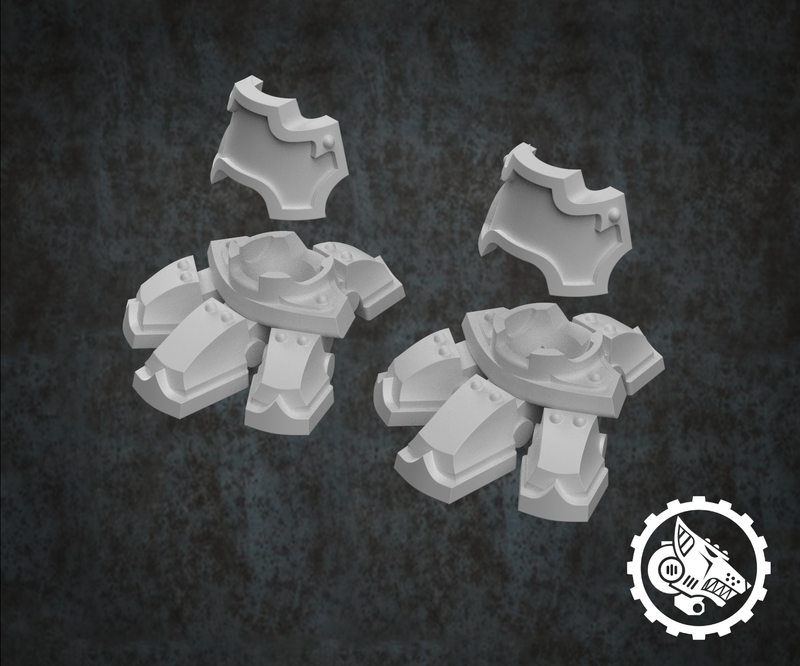 Squire Knight - Iron Wolf Feet & Shin Guards