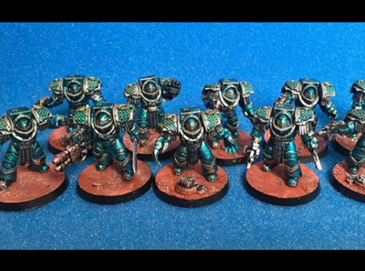 5x Void Drakes - T:2s Cataphractii Scaled Shoulder