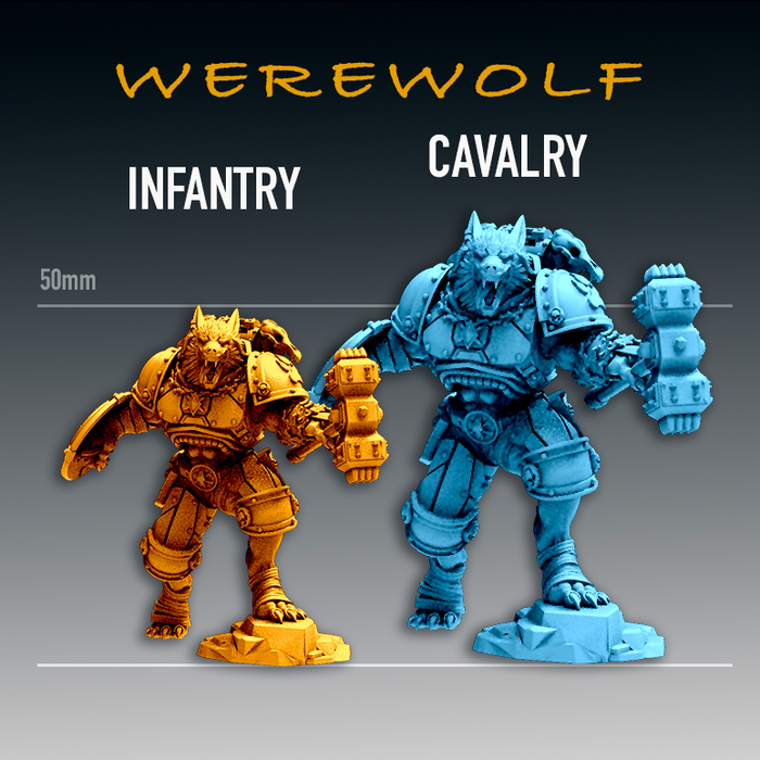 3x Werewolf Cavalry -  Third Hunt