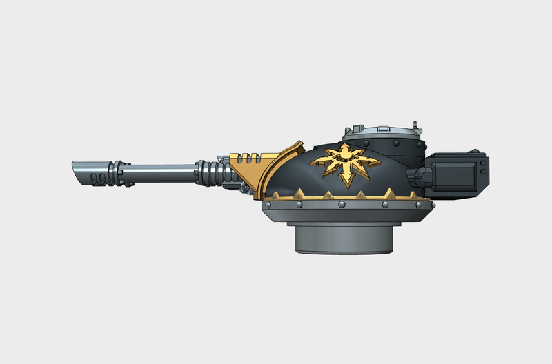 Dark Legion : Phobos Battle Tank Turret Set