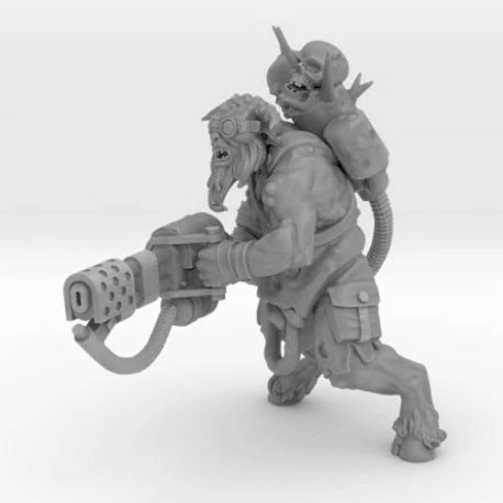 Plague-Herd Beastmen: Heavy Gunners