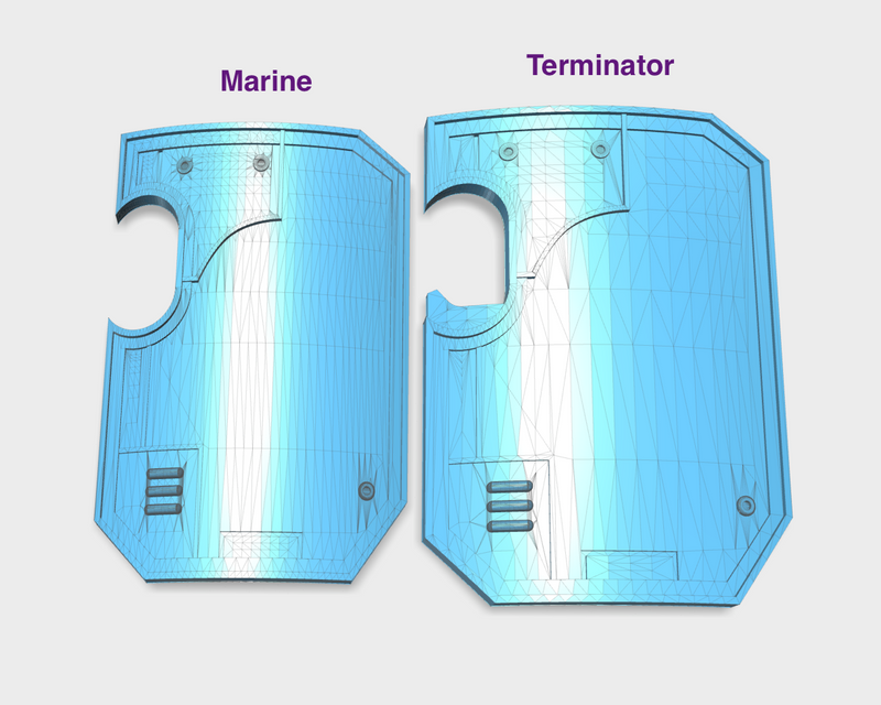 Base Right-Handed : Terminator Wall Shields