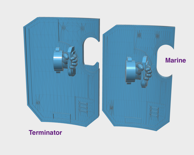 Base Right-Handed : Terminator Wall Shields