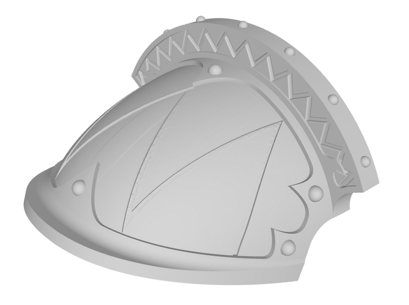 Pack Marks - Iron Wolf Squire Knight Pauldron