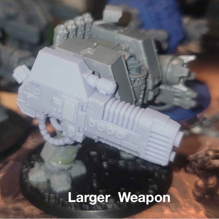 Base - Mortis Dread: Heavy Bolters (Left)