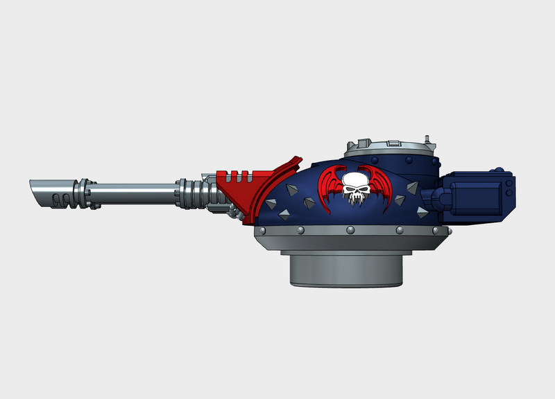 Nightmare Legion : Spiked Phobos Battle Tank Turret Set