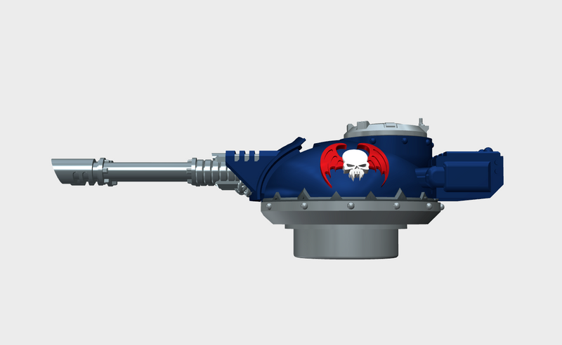 Nightmare Legion : Phobos Battle Tank Turret Set