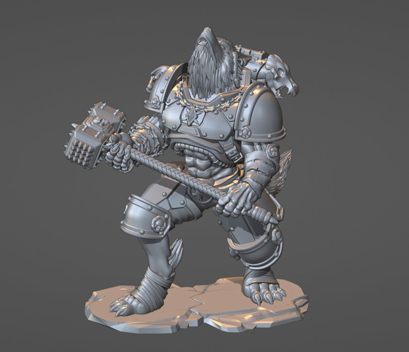 Werewolf Cavalry: 2-Handed Hammer