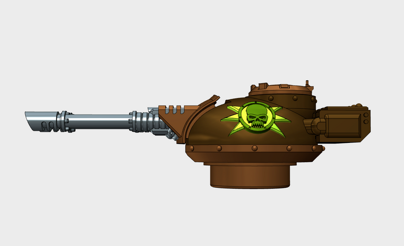 Plague Sun : Phobos Battle Tank Turret Set