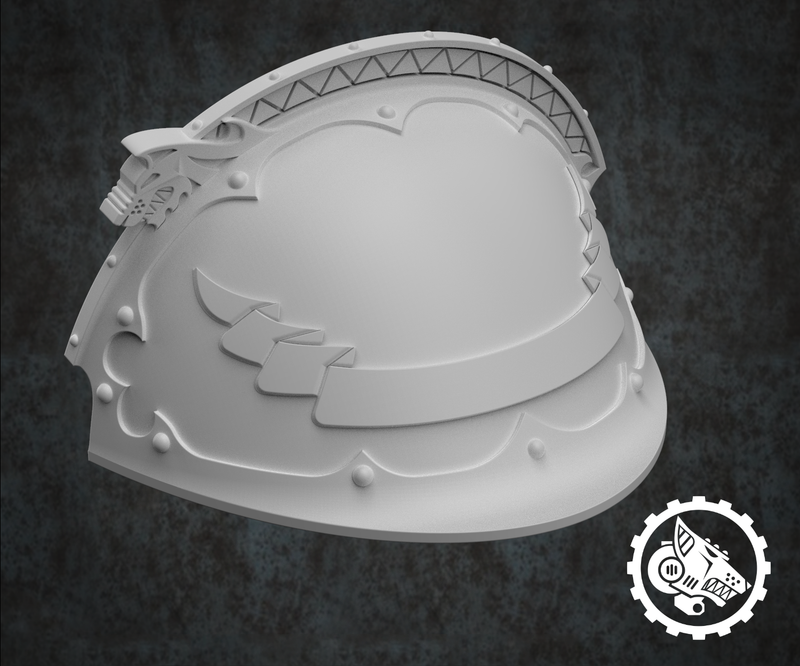 Iron Wolf - (Left) Wolf Shoulder Pad