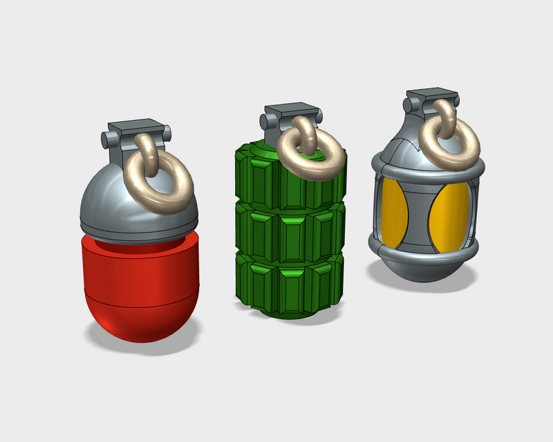 100x Standard - Imperial Grenades Set 1
