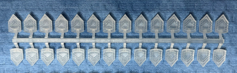 20x USMC Service - Shoulder Shield Ranks