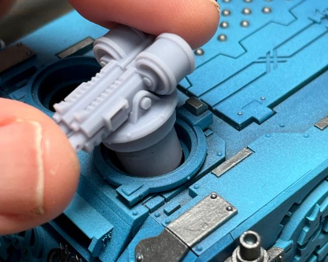 D1 : Twin Rapfire Pintle Turret