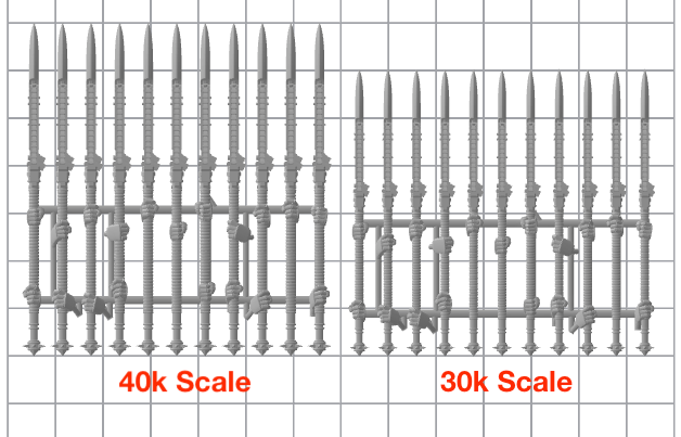 11x Roto-Glaive: Nightmare - Weapon Sets