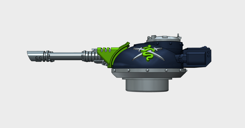 Shadow Vipers : Phobos Battle Tank Turret Set