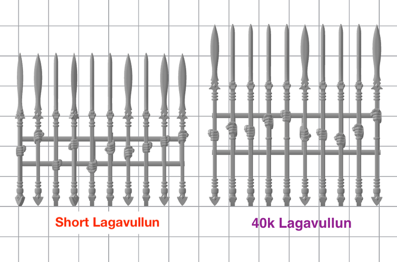 10x One-handed Energy Spear: Short Lagavullun