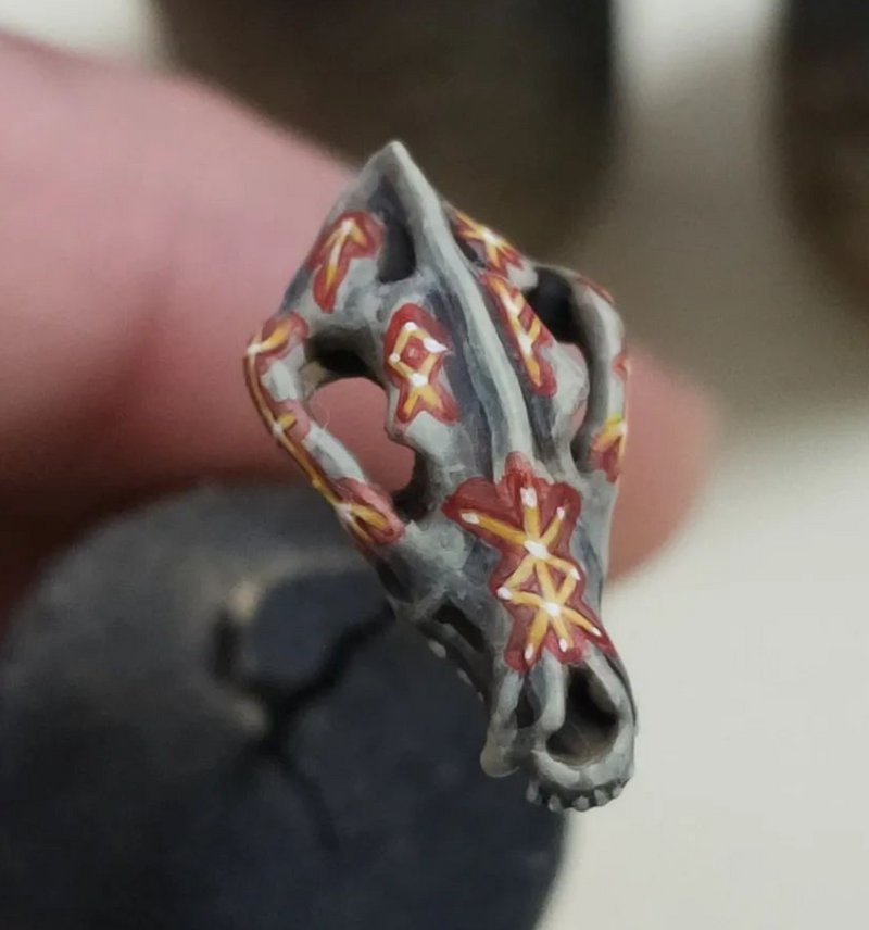 10x Wolf Skulls (18 x 10mm)