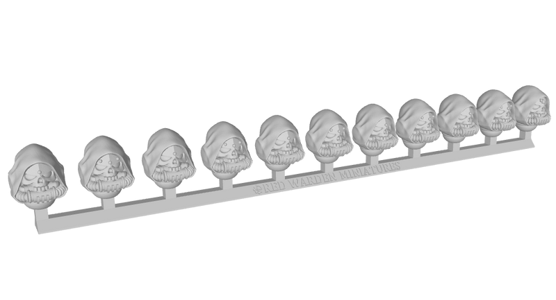 11x RW Hooded Skull Helmets - Rebreather Set 1