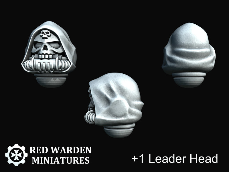 11x RW Hooded Skull Helmets - Rebreather Set 1