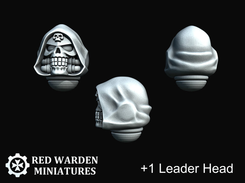 11x RW Hooded Skull Helmets - Set 1