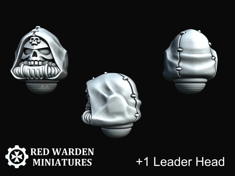 11x RW Hooded Skull Helmets - Rebreather Set 2