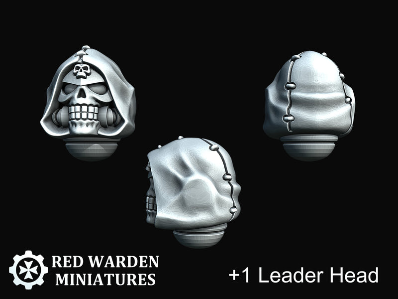 11x RW Hooded Skull Helmets - Set 2