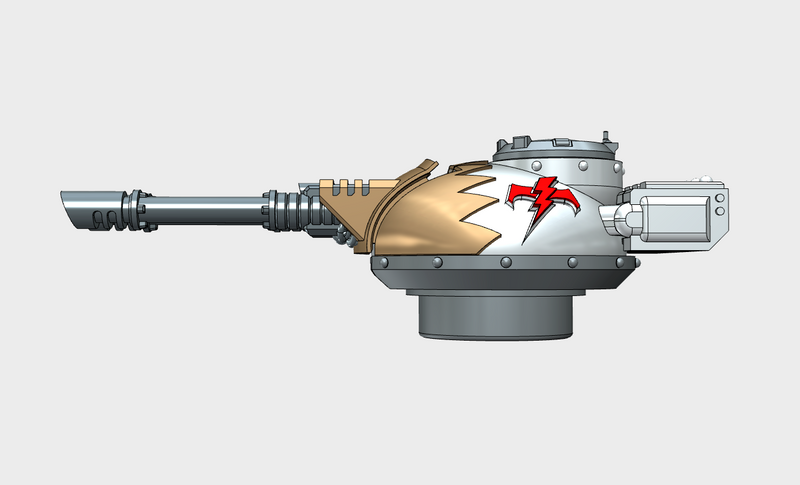 Storm Scars : Phobos Battle Tank Turret Set