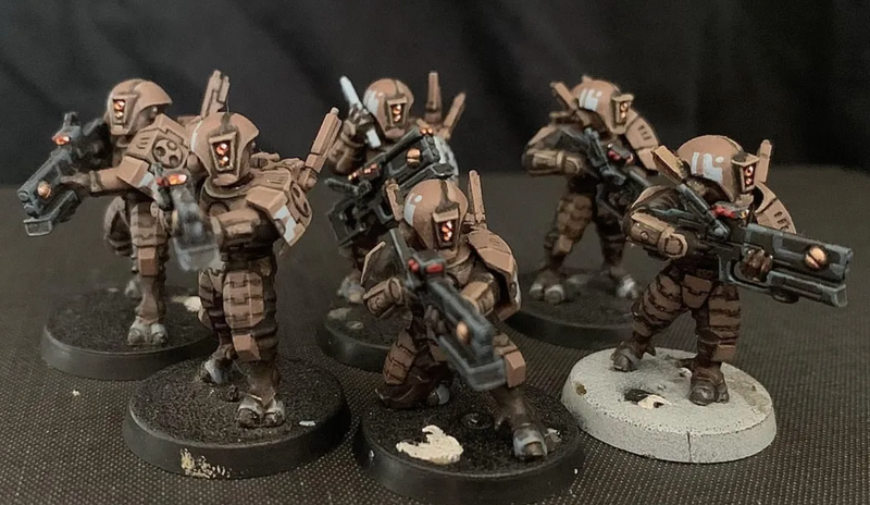 12x Blank : S-2 Tau Infantry Shoulder