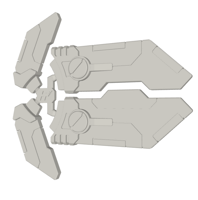 Tsunami Mech : HP-1 Shield Fins