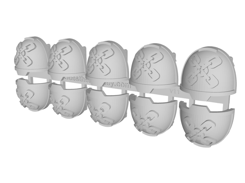 10x Hatemongers - G:13a Shoulder Pads