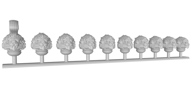 10x Leoni - G:10 Feline Helms : Squad 1