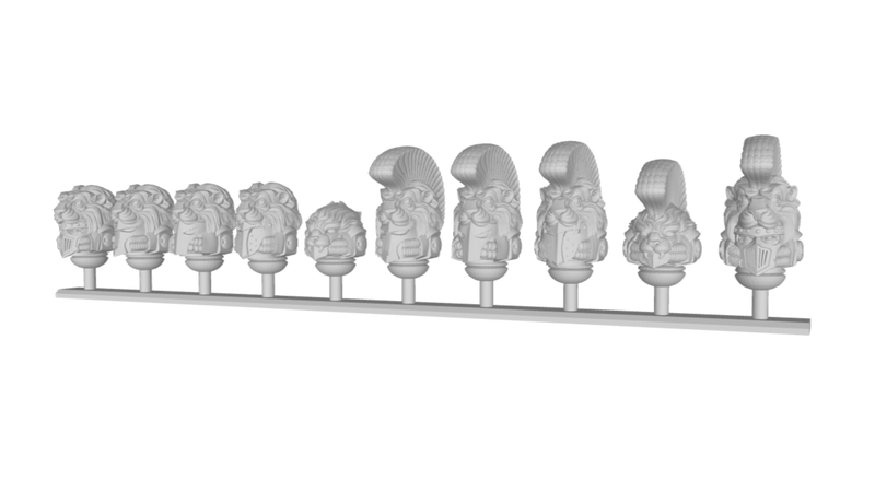 10x Mixed - Leoni Helmets : Set 1