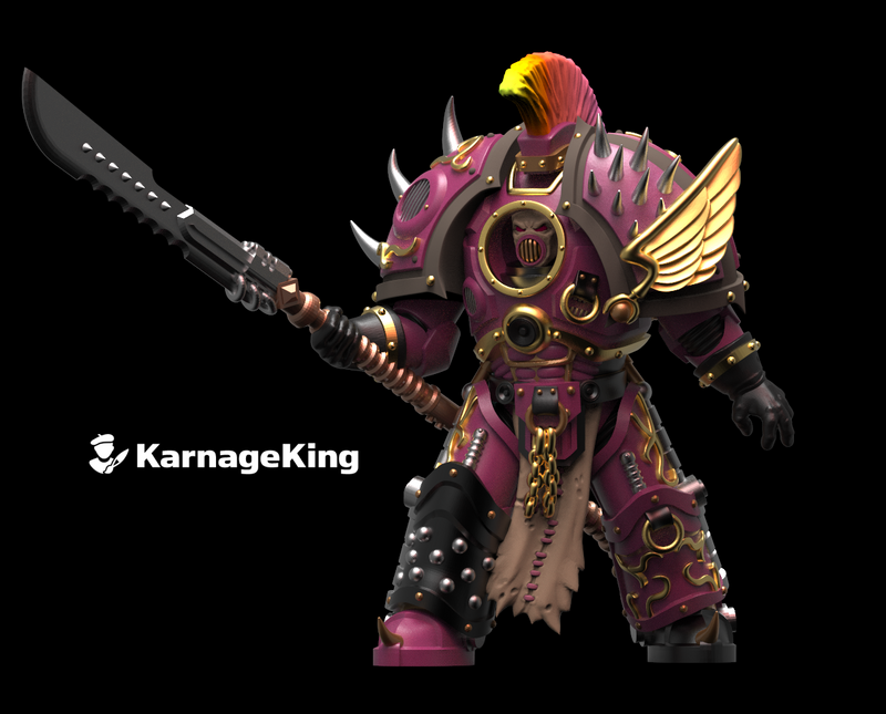 5x Hell Raiser Terminators: Flensing Squad