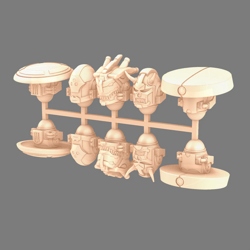 10x Rising Death Clan - G:10 Veteran Helm Set