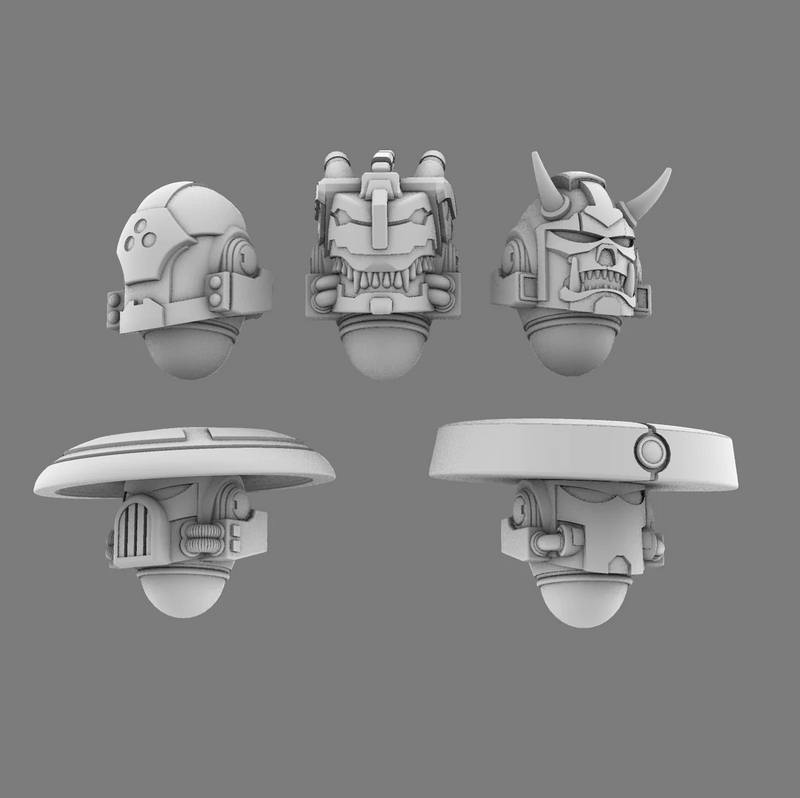 10x Rising Death Clan - G:10 Veteran Helm Set