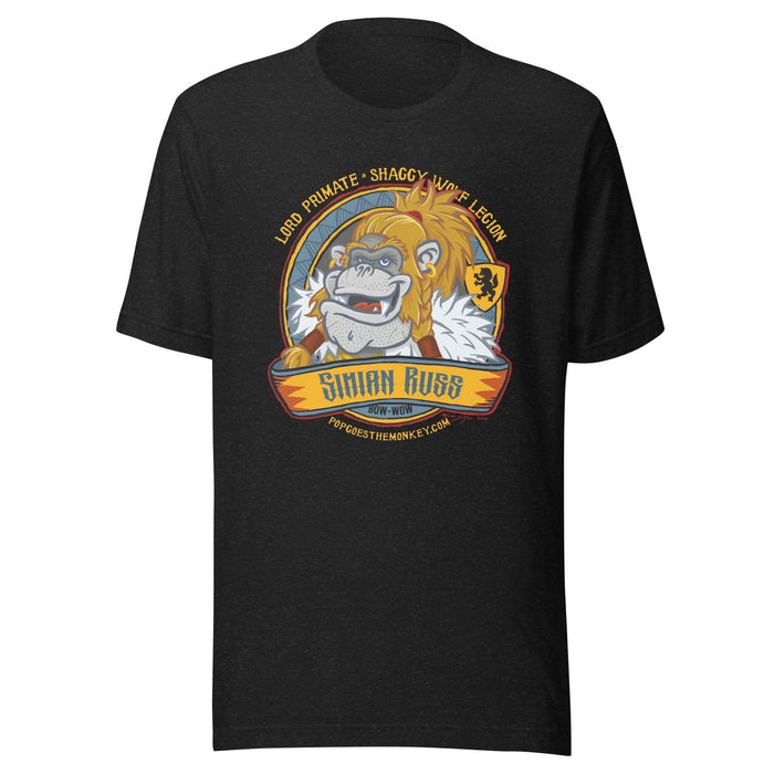 Simian Russ - Hero of the Chimperium T-Shirt