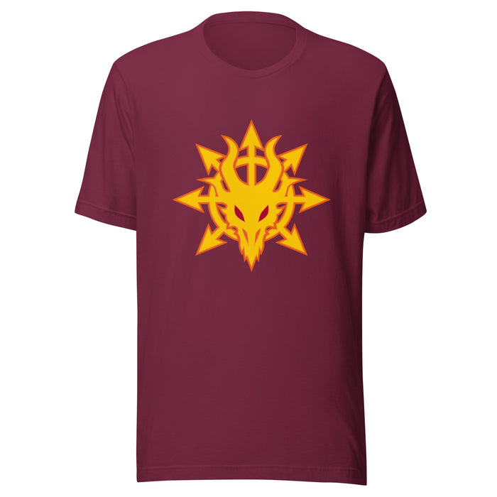 Gold Devil Dragons: Unisex 3001 T-Shirt