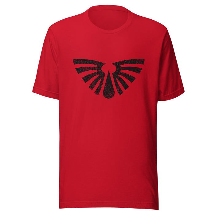 Distressed Blood Wing : Unisex 3001 T-Shirt