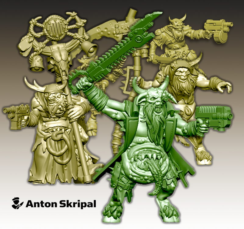 11x Plague-Herd Beastmen