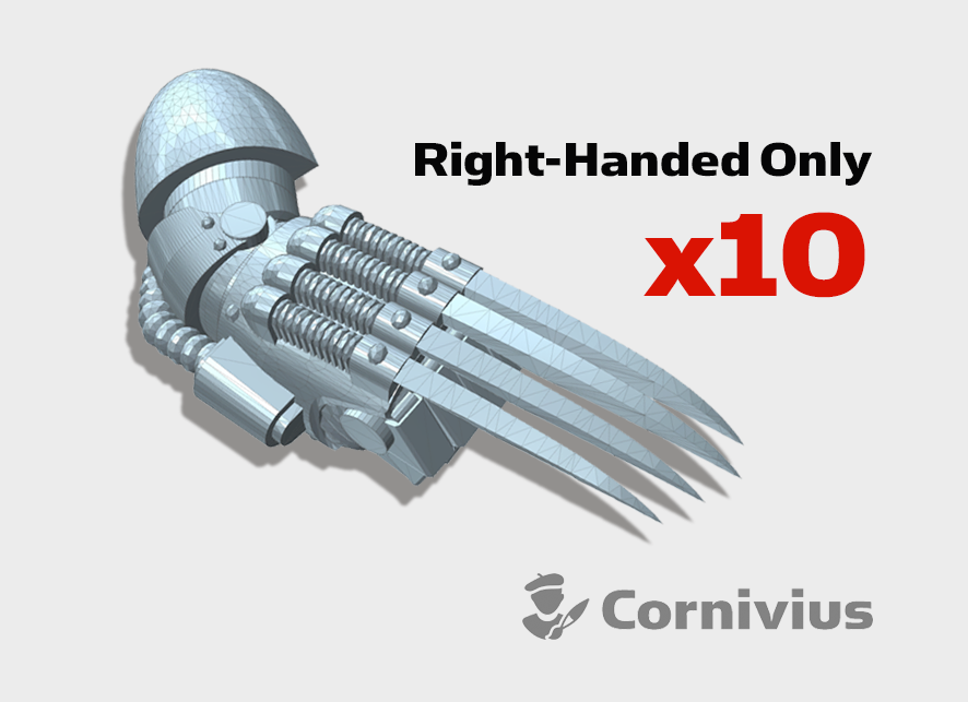 10x Right-Handed Marine Power Talons (MR)