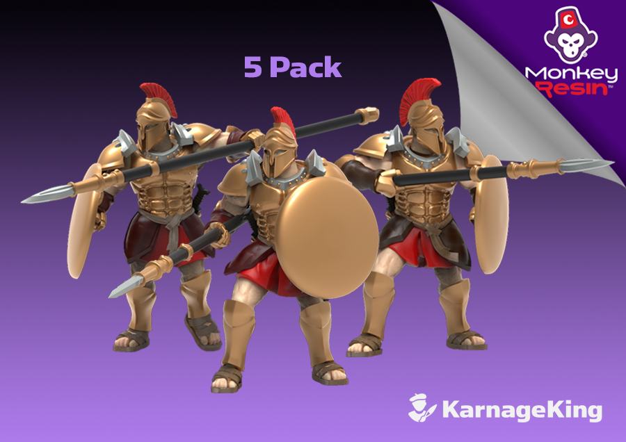 5x Spartan Hoplite Warriors