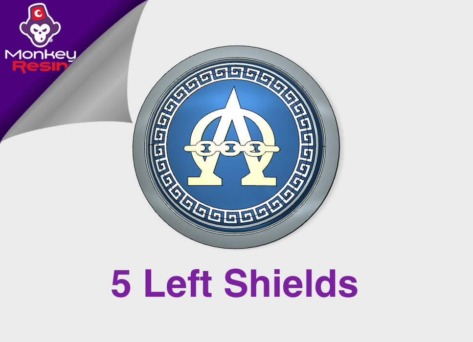 Alpha Omega - Round Power Shields (MR)