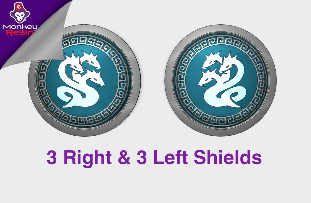 Hydra Legion - Round Power Shields (MR)
