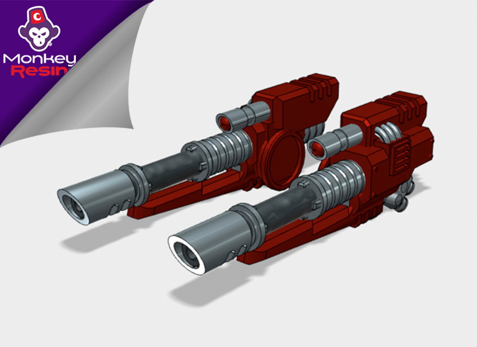 Linebacker Turret Weapons: Twin Laser Cannons (MR)