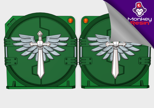 Winged Death Sword : Deimos APC Round Doors 3d printed