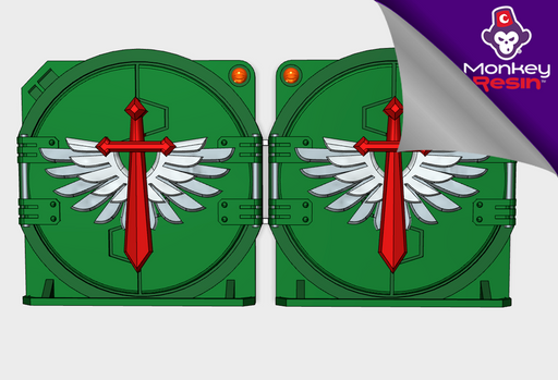 Winged Sword : Deimos APC Round Doors 3d printed