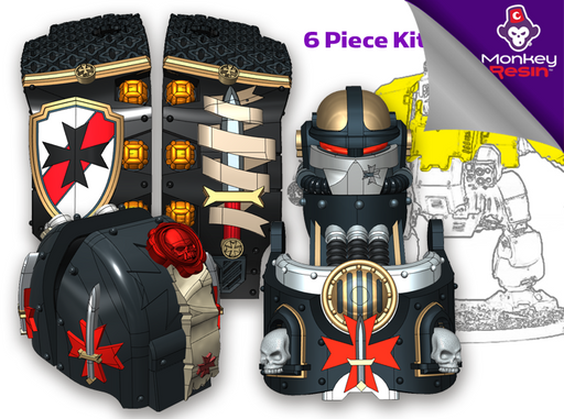 Sword Templars: Full Atlas Pattern Kit 3d printed