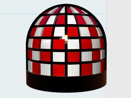 10x Small Checkerboard - G:7a Shoulder Pad 3d printed