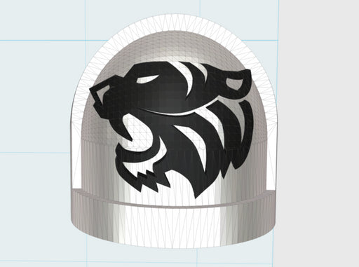 10x Silver Tigers - G:7a Shoulder Pad 3d printed