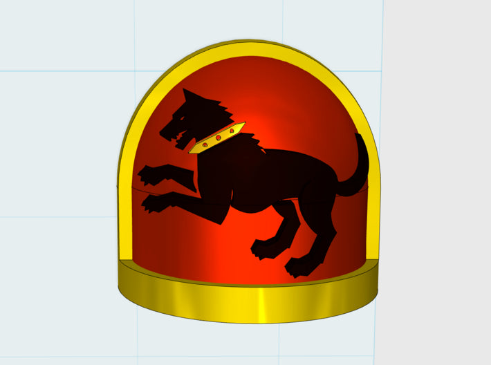10x Hounds of War - G:7a Shoulder Pad 3d printed